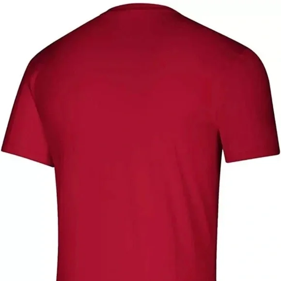 Adidas Creator Short Sleeve Tee Shirt New Red and Gray - Picture 4 of 10